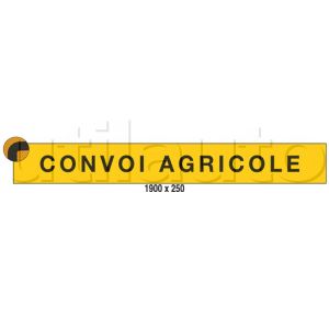 Signalisation pour convois agricoles