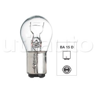 Lampes STOP 2 filaments - Culot BA 15 D