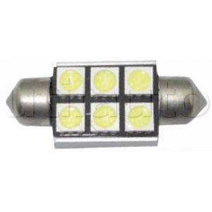 Lampes 6 Leds type navette 11x36 mm pour véhicules Can-Bus