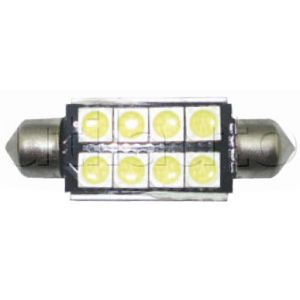 Lampes 8 Leds type navette 11x41 mm pour véhicules Can-Bus