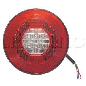 Feu compact à Leds extra plat - 10/30 Volts - ø 148 x Ep 16 mm - IP67