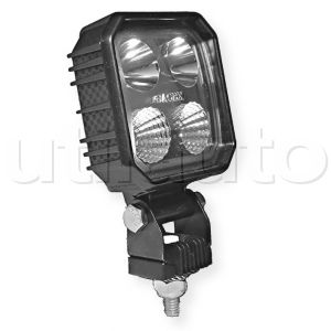 Phare de travail carré 4 Leds - 10/30 volts - L 90 x H 133 x Ep 53 mm - IP69K