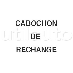 Cabochon de rechange orange pour gyrophares réfs. 403014 - 403010 - 403016 - 403008