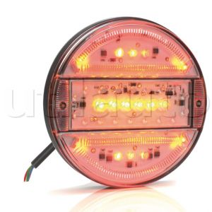 Feu arrière compact à Leds - 12/24 Volts - ø 140 x 25 mm