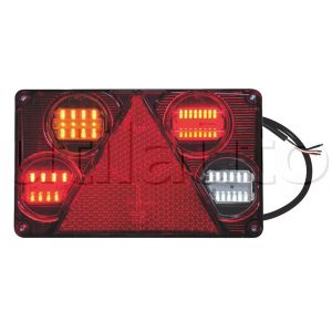 Feu arrière compact à Leds pour remorques - 9/36 Volts - 232 x 142 x 59 mm - IP68