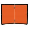 Rectangle d'identification orange réfléchissant 400 x 300 repliable - ADR