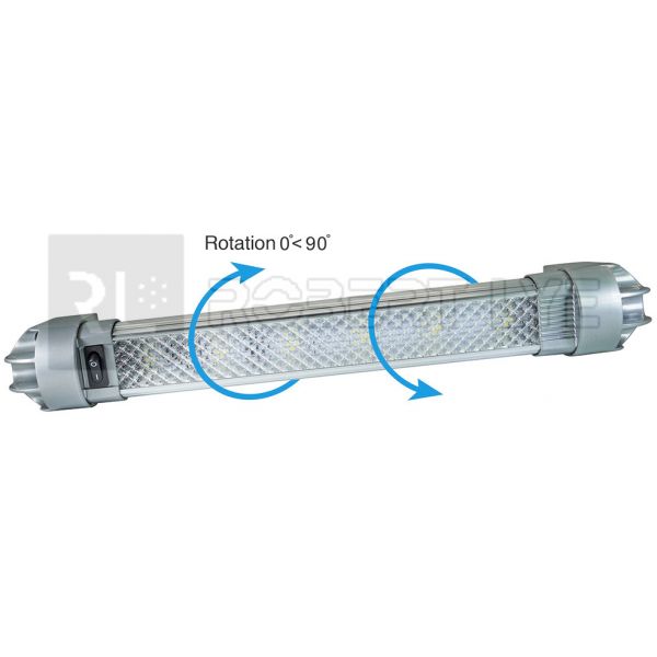 Réglette 24 LEDS 12v orientable