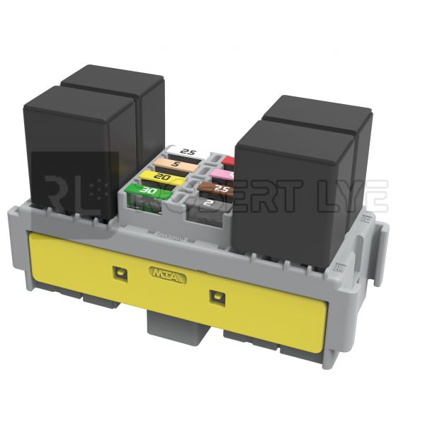 Boîte modulaire pour 8 fusibles MINI + 4 micro relais - Robert-Lye
