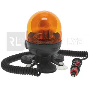 Gyrophare orange magnétique incassable - 12/24 Volts - Robert-Lye