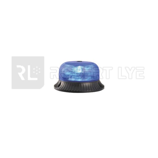 Gyrophare CRYSTAL LED Rotatif - 8 LEDs - Bleu - Fixation sur tige