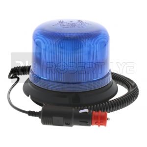 Gyrophare CRYSTAL LED Rotatif - 8 LEDs - Bleu - Fixation sur tige