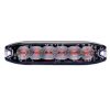 Feu de pénétration 6 Leds rouges extra fin - 10/30 Volts - IP67