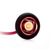 Feu de position arrière rond Rouge 1 Led - 12/36 Volts - IP68