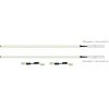 Kit de 2 bandes LED 24 volts avec sortie câblé en méplat 2 x 1.5mm² + 2 connecteurs snap-in