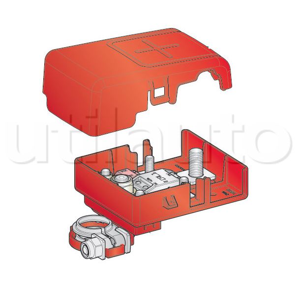 Boite à fusibles standards avec cosses latérales - 6 Fusibles