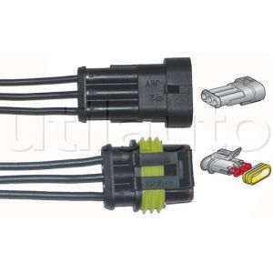 connecteurs étanches verrouillables,superseal,connecteur,etanche,fils,2voies,3voies,4voies,1voie,5voies,6voies  ce connecteur est compatible avec la plupart des sondes et capteurs moteur  et boite (huile,eau,cliquetis)