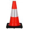Cône de signalisation lesté à mémoire de forme