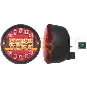 Feu modulaire à Leds avec connecteur AMP - 9/33 Volts - ø 140 mm - IP67