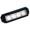 Feu de pénétration orange 4 Leds - 12/24 Volts - IP67 - Gamme économique