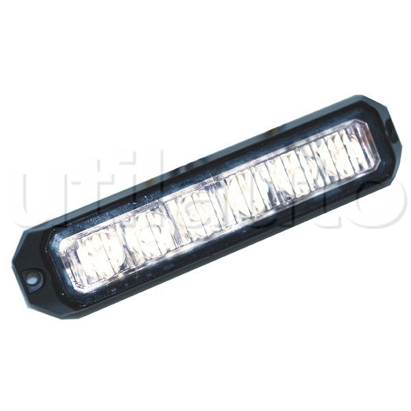 FEU FLASH A ECLATS EXTRA PLAT ORANGE 12-24V 6 LEDS FEU FLASH A ECLA